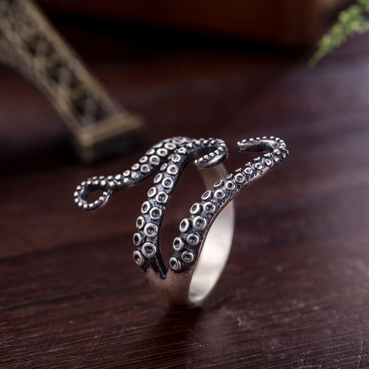 Titanium Tentacles Ring
