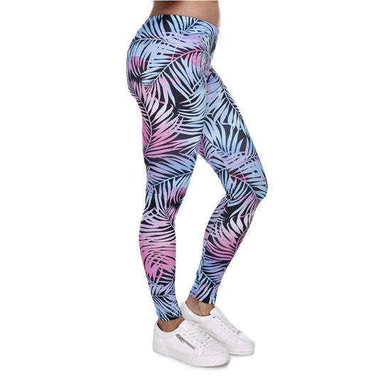 Blue Branches Leggings