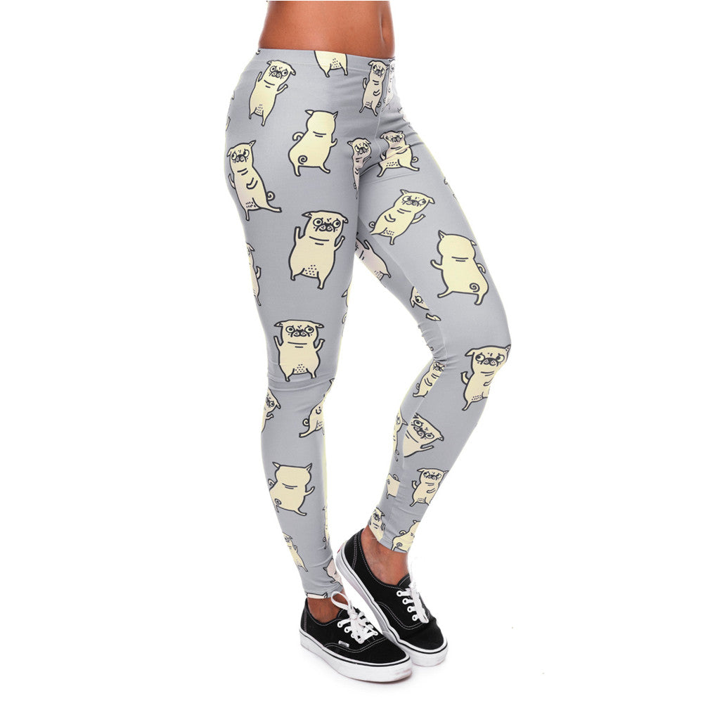 Dancing Pug Leggings