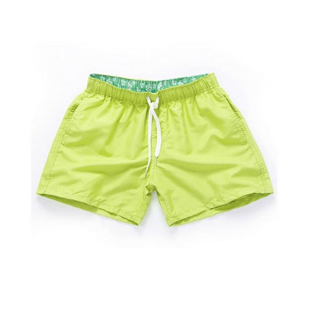 Solid Quick Dry Chubbies Swim Trunks