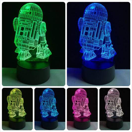 R2-D2 LED 3D Touch Lamp