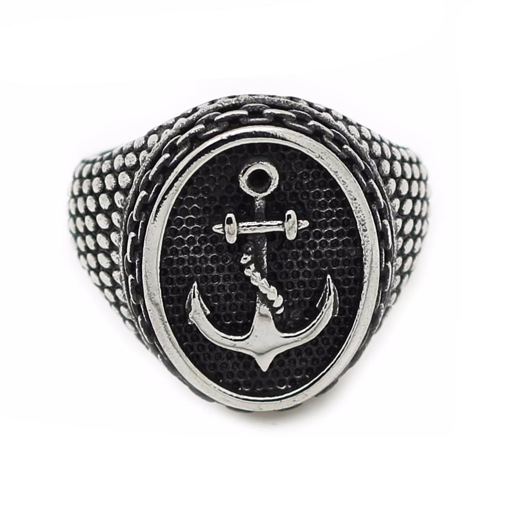 Junky Rings Stainless Steel Vintage Anchor Ring – RageJunkie